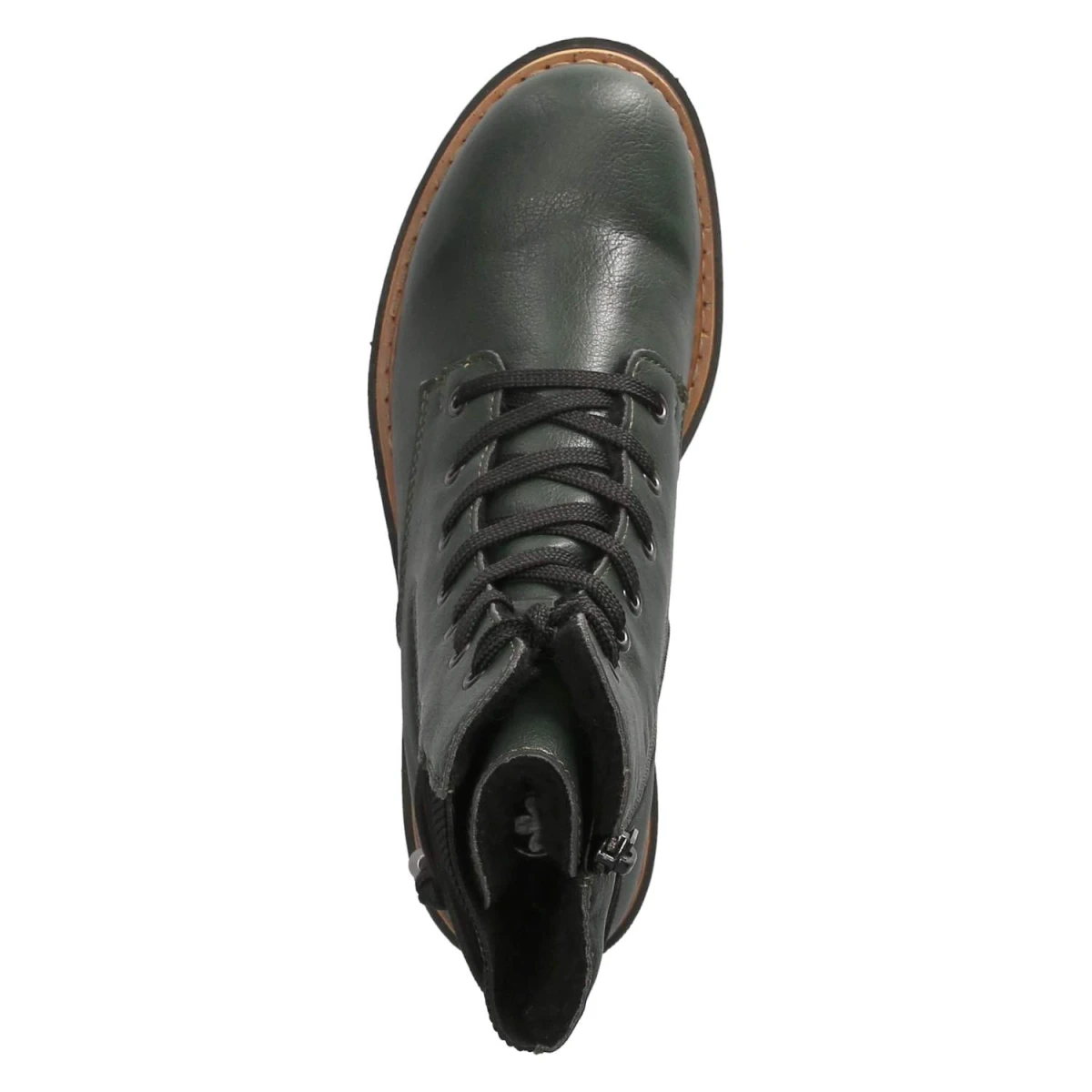 Schnürstiefeletten - grün