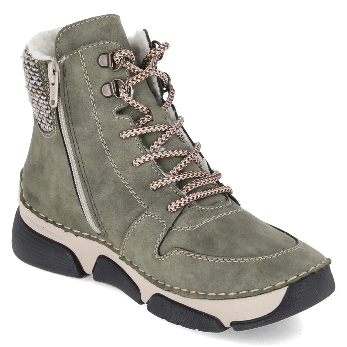 Winterboots - liane/schwarz-kiesel