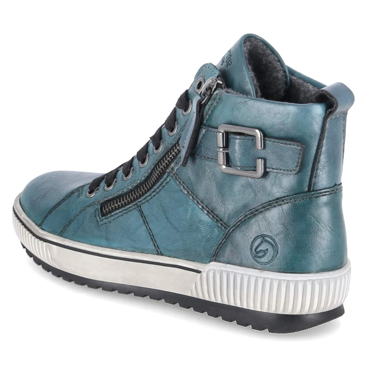 Schnürstiefeletten - Blau