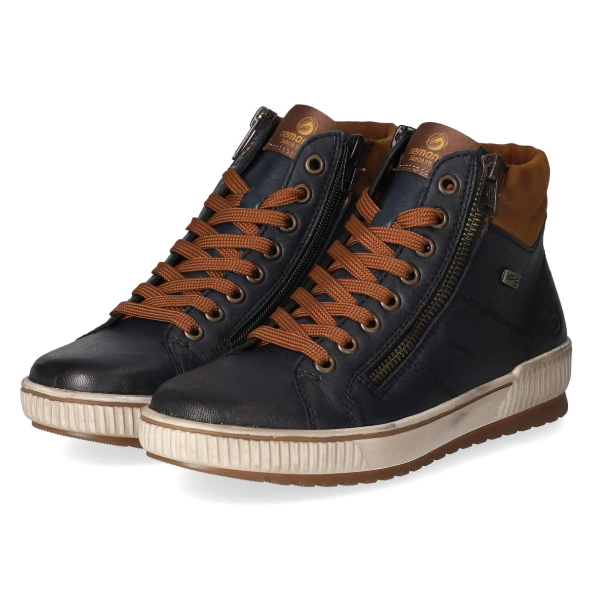 High Sneaker - blau kombi