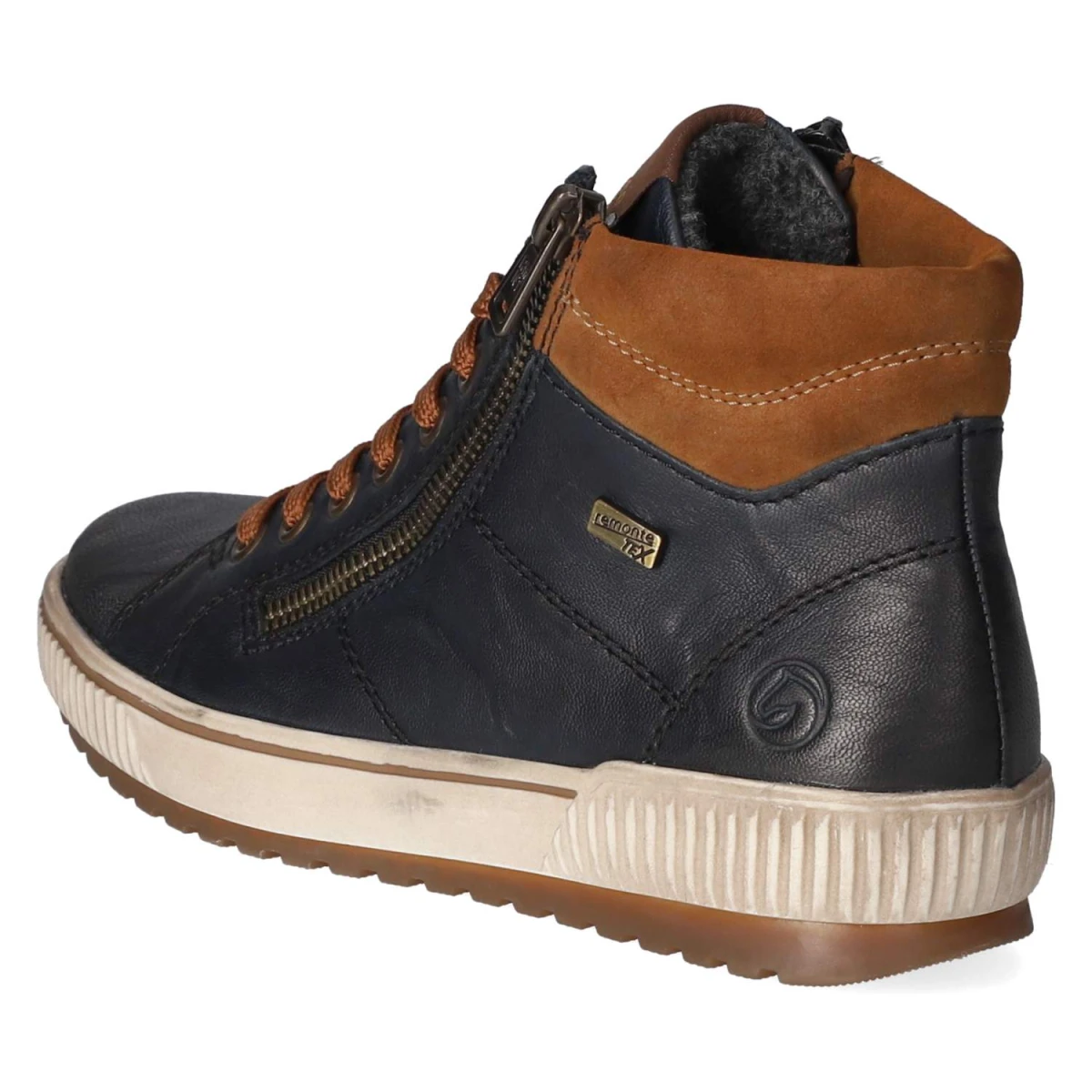 High Sneaker - blau kombi