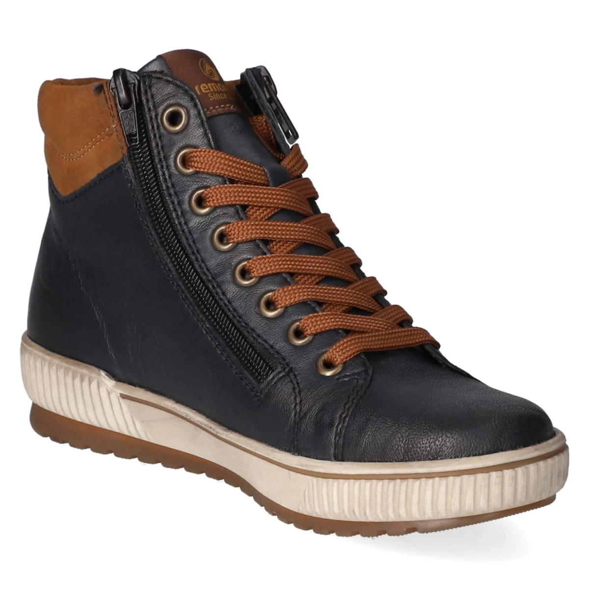 High Sneaker - blau kombi