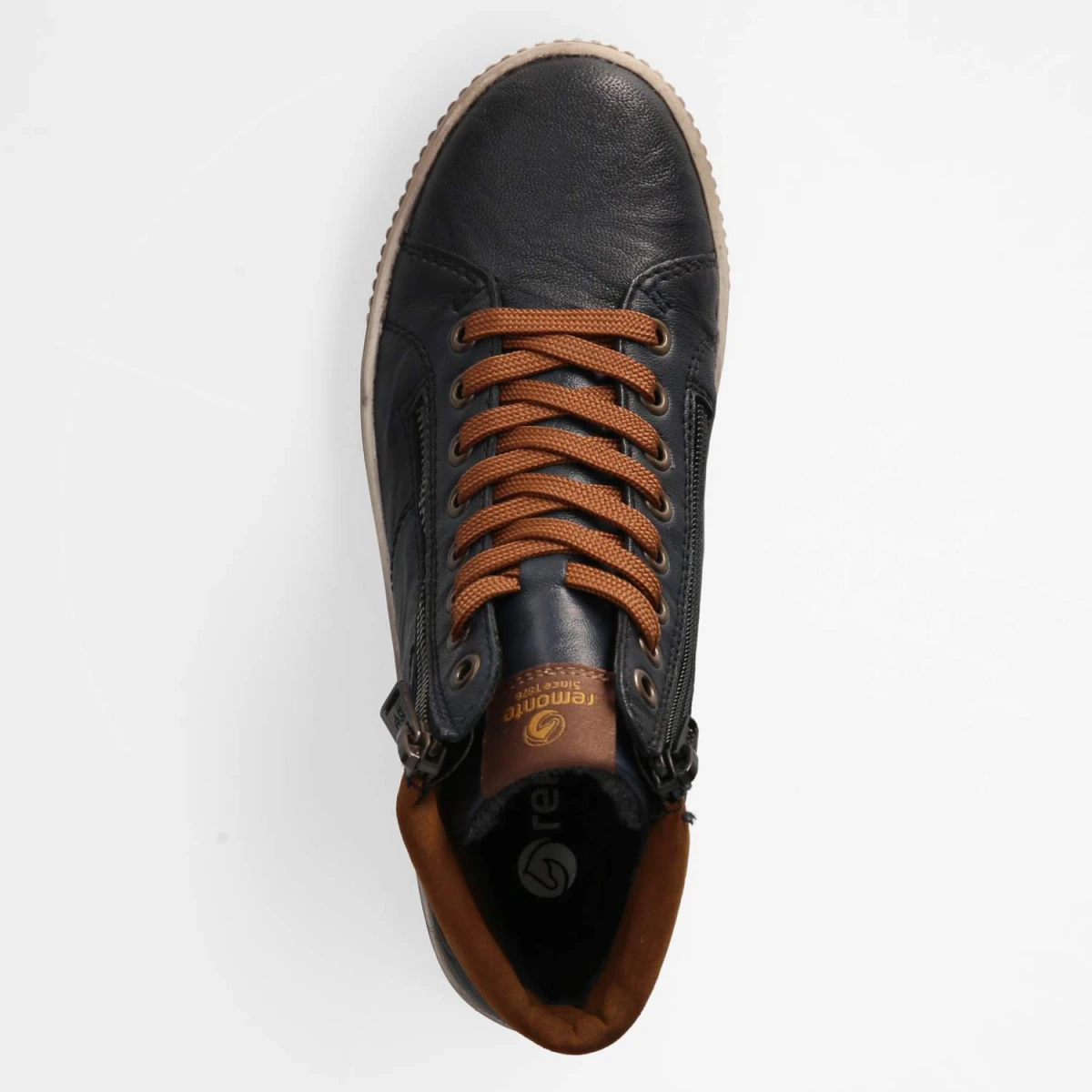 High Sneaker - blau kombi