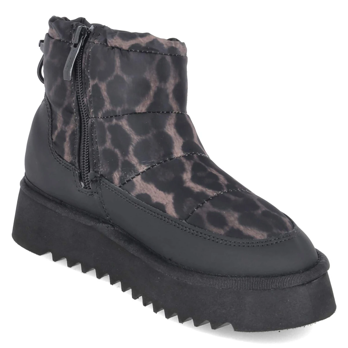 Winterboots - BLACK/LEOPARD