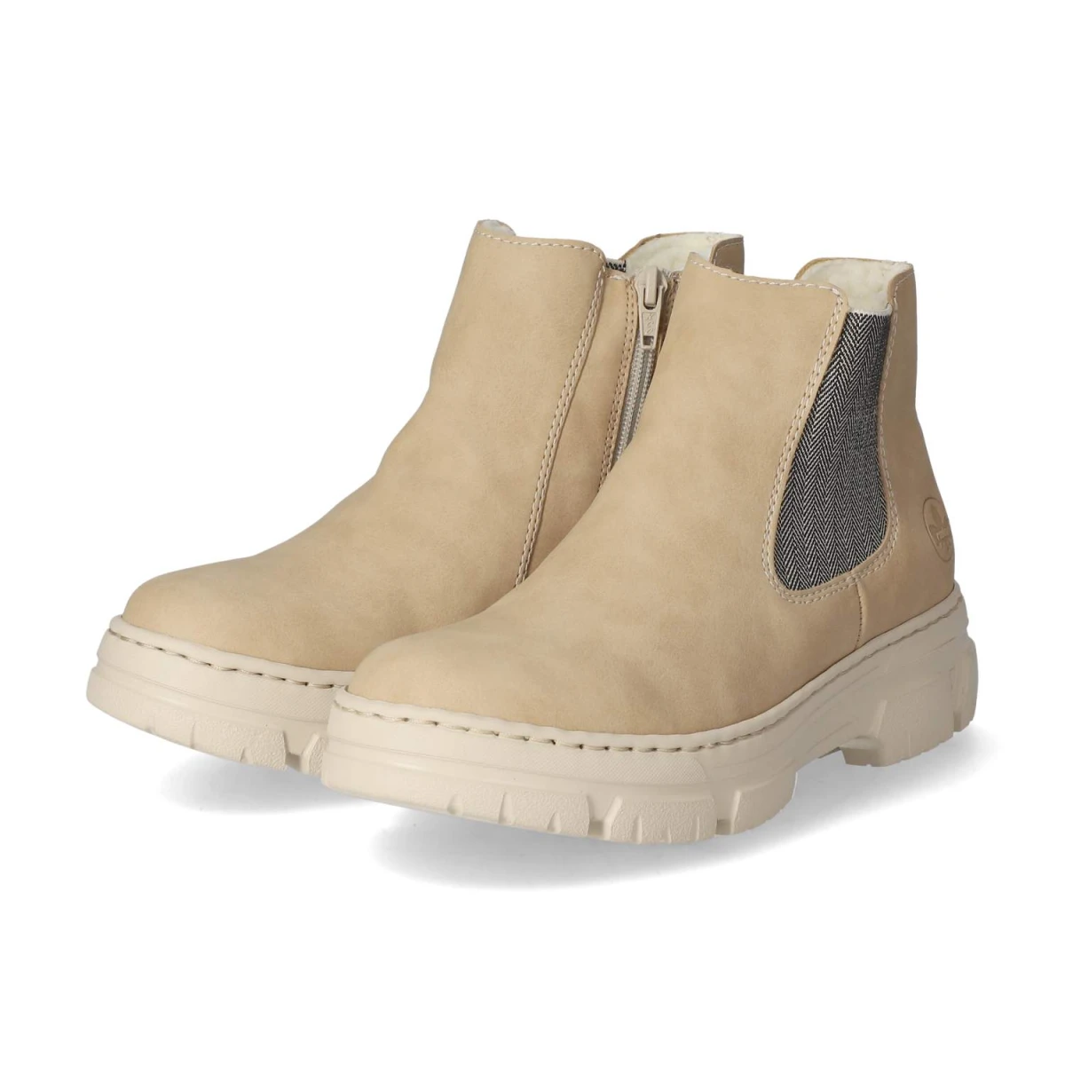 Ankle Boots - marble/leinen