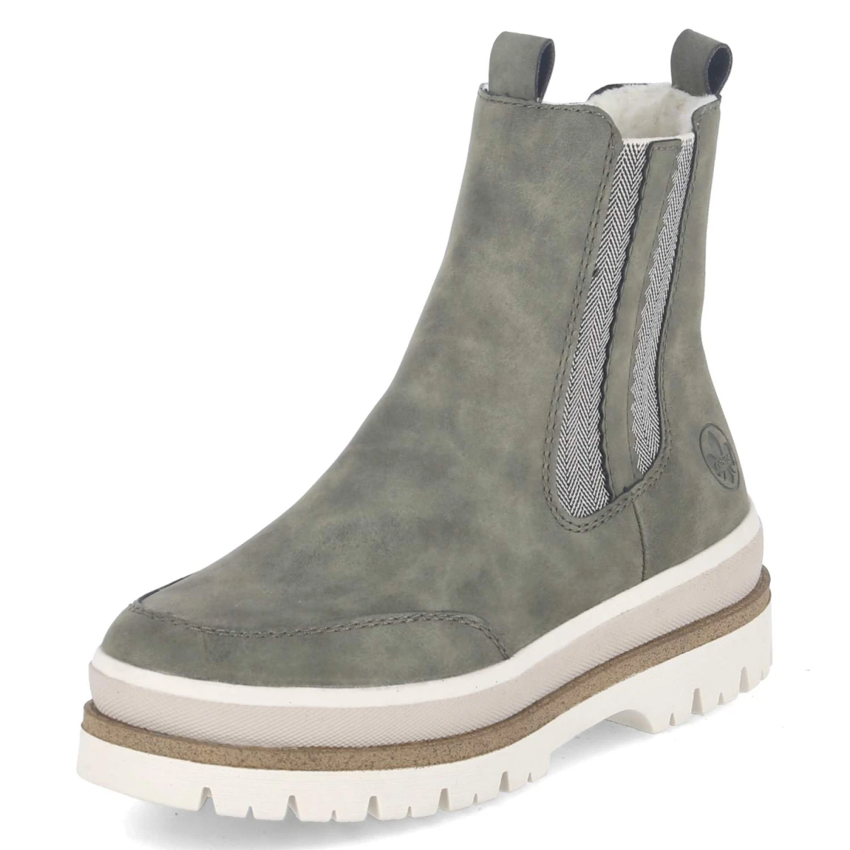 Winter Chelsea Boots - grün