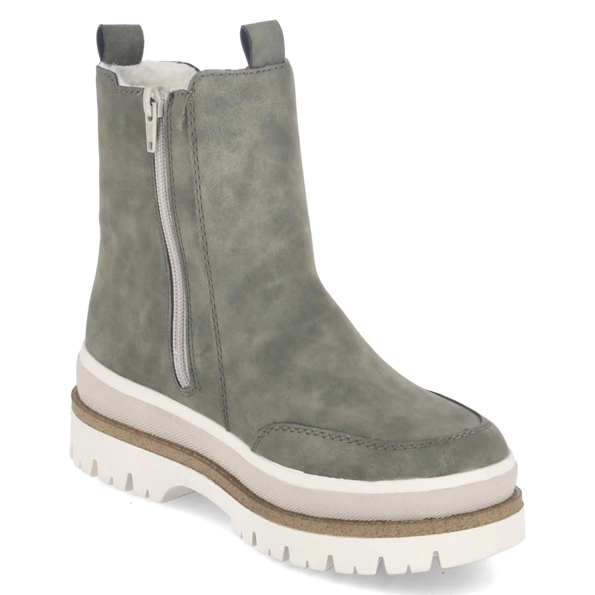 Winter Chelsea Boots - grün