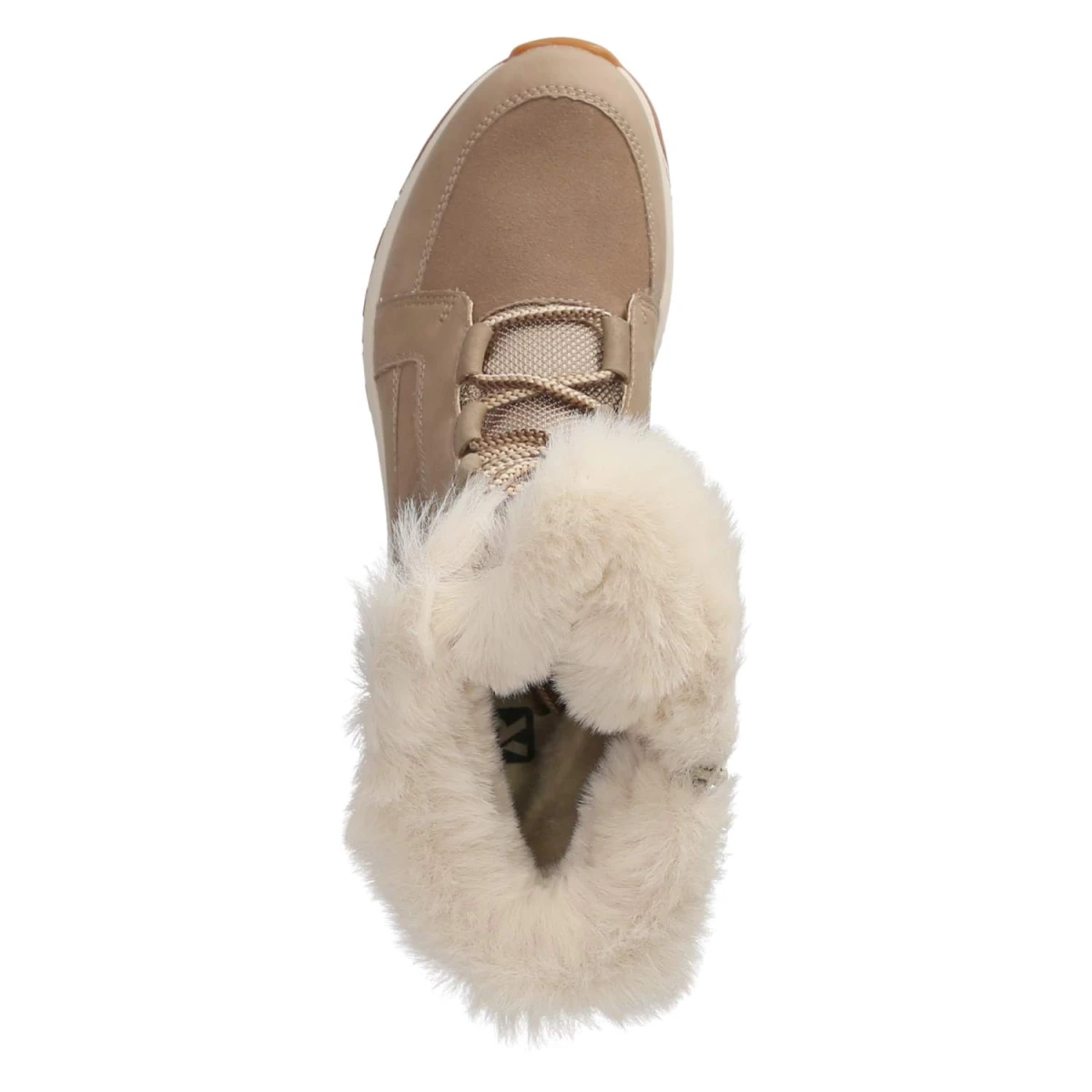 Schnürstiefel - beige