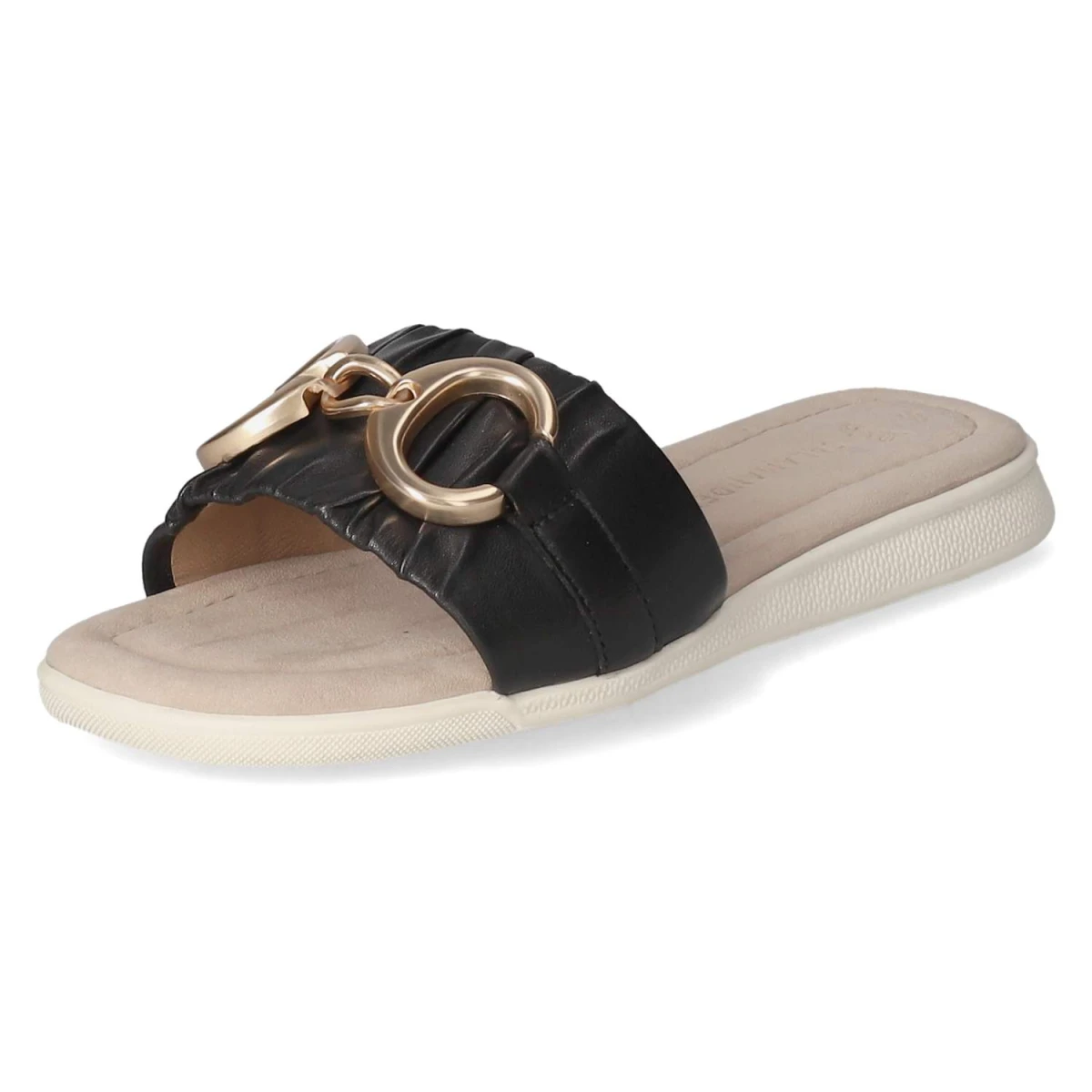 Pantoletten - black / taupe