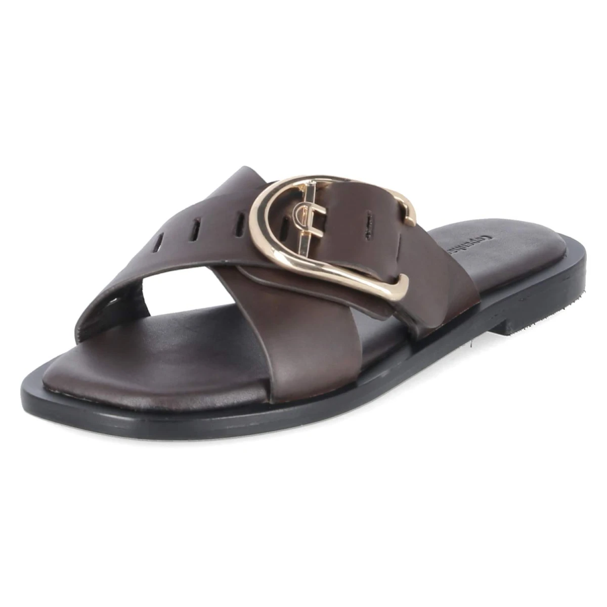 Pantoletten VIBES X ME - dk.brown