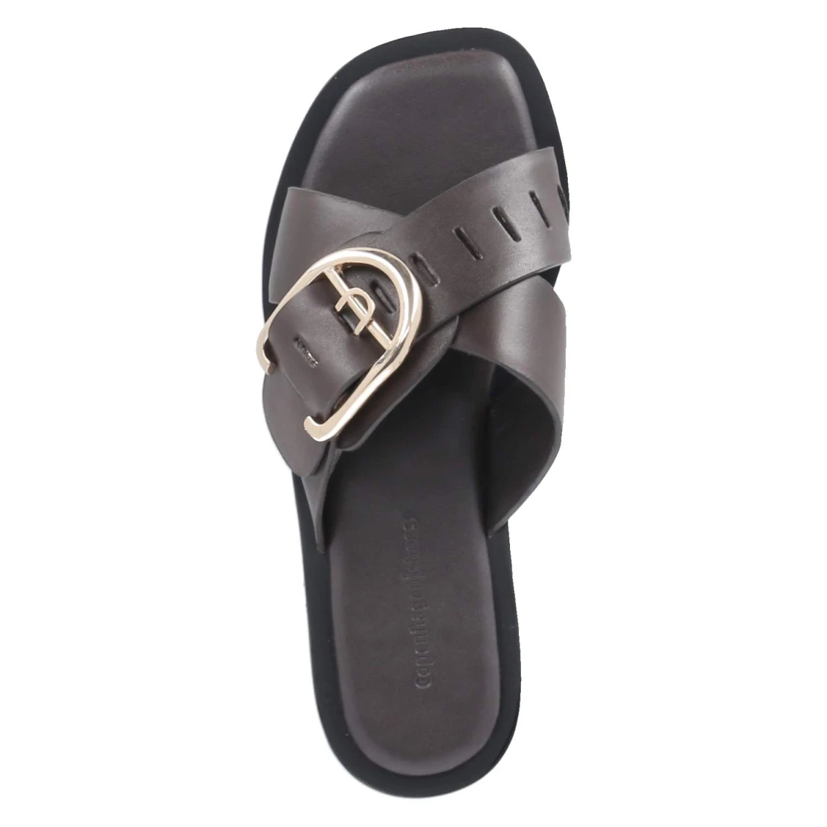 Pantoletten VIBES X ME - dk.brown