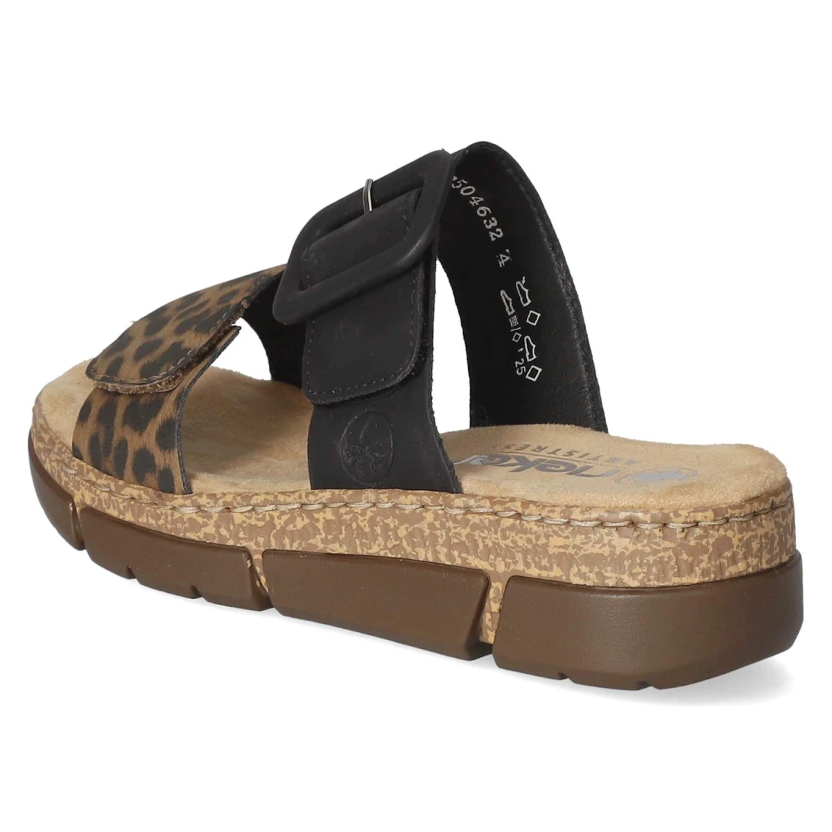 Pantoletten - braun/schwarz