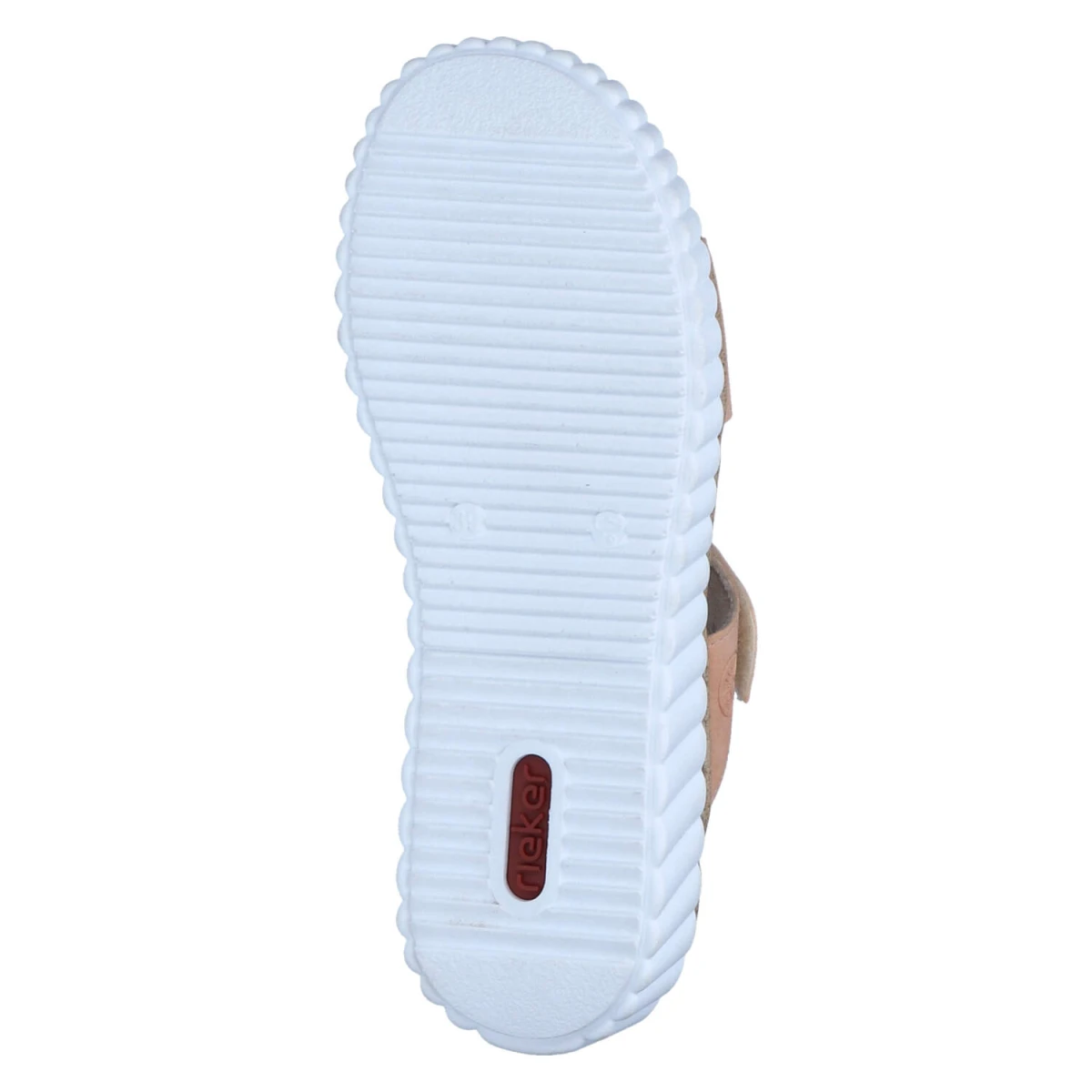 Pantoletten - aprikot/offwhite/fog-silver