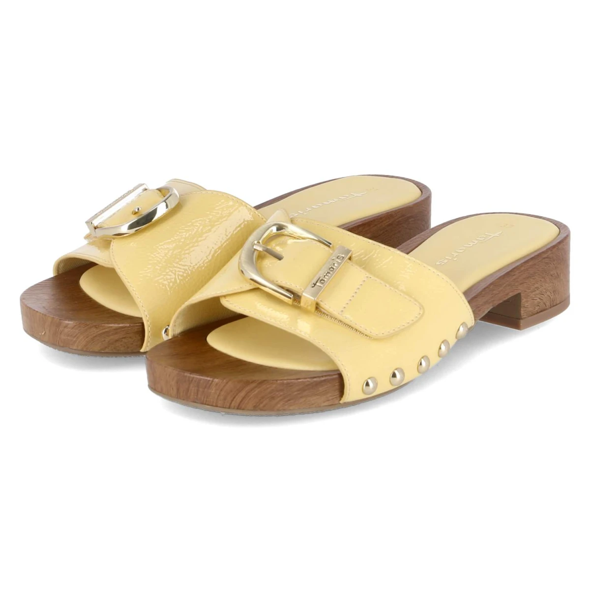 Open Toe Clogs - YELLOW