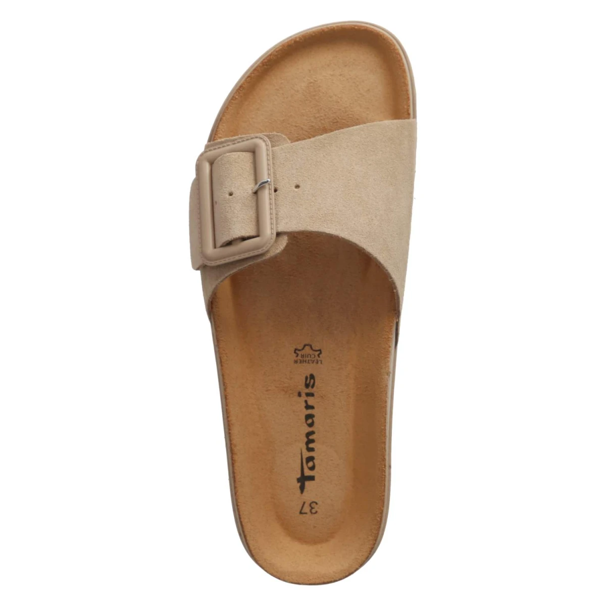 Pantoletten - taupe