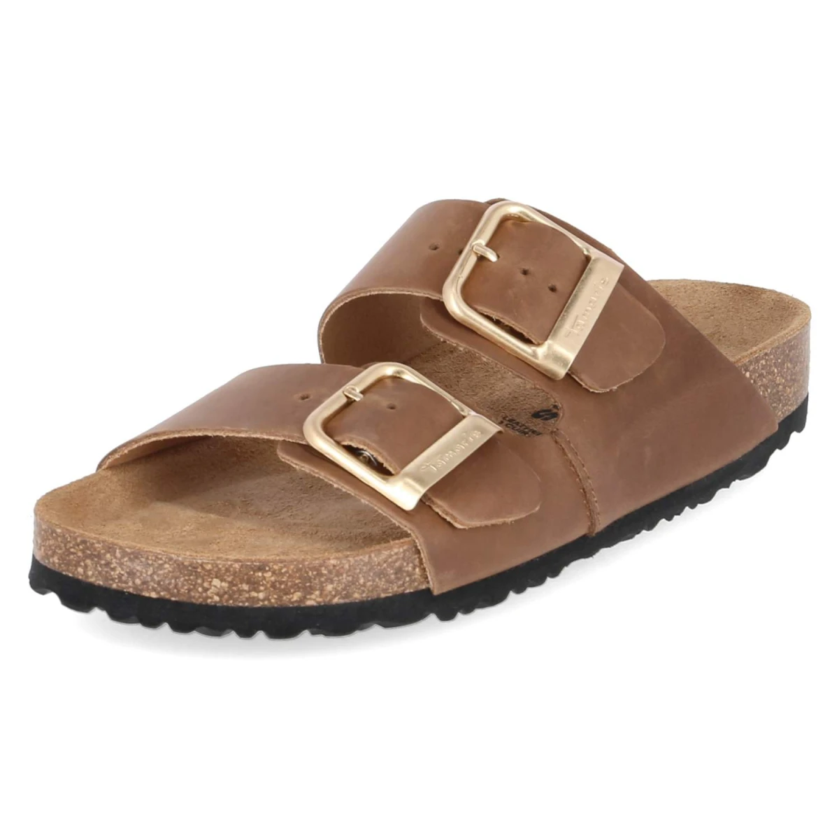 Pantoletten - COGNAC PULL-UP
