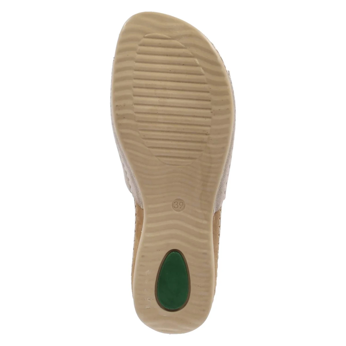 Pantoletten - rock beige