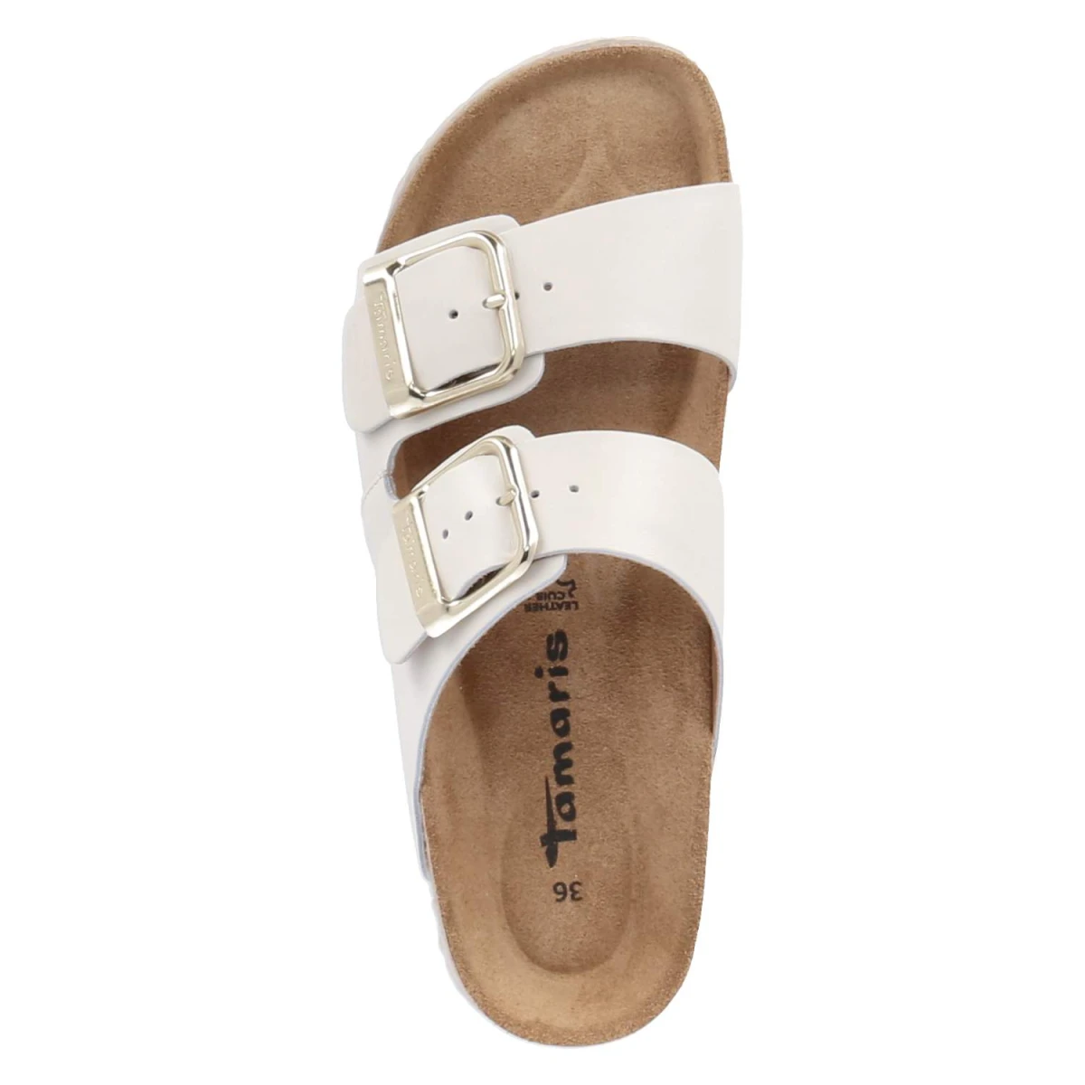 Pantoletten - IVORY LEATHER