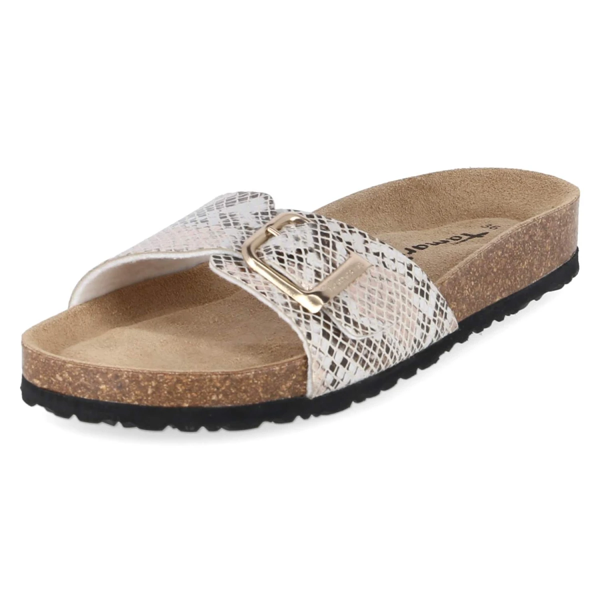 Pantoletten - BEIGE/SNAKE
