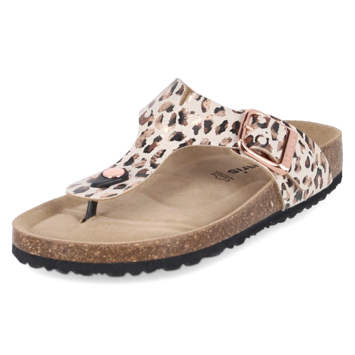 Zehentrenner - BEIGE/LEOPARD