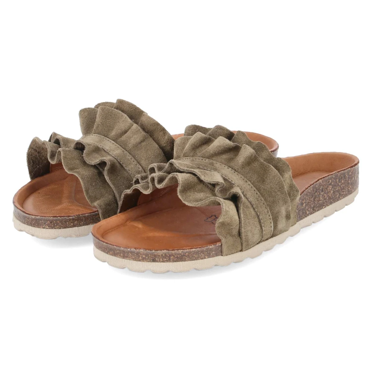 Pantoletten VILNADO - khaki