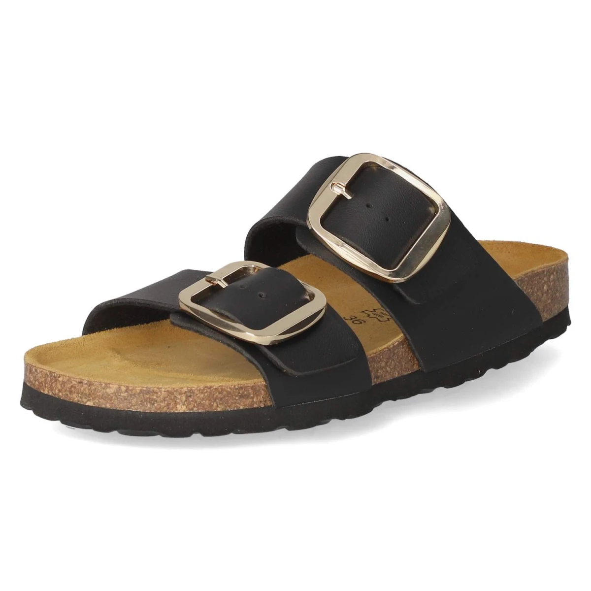 Pantoletten - SCHWARZ