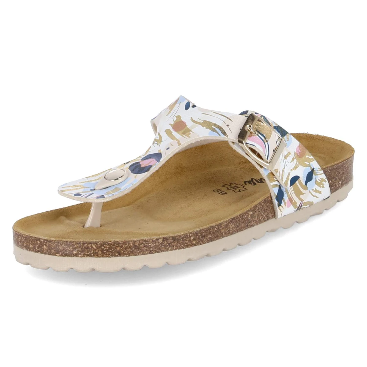 Zehentrenner - Beige Multi