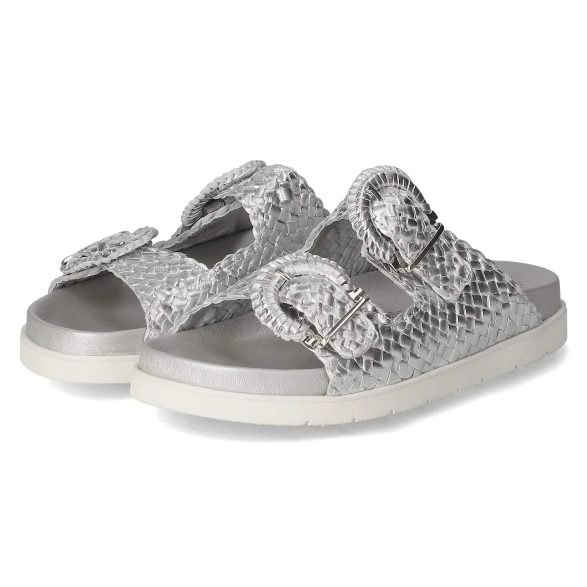 Pantoletten JAMESCHA 701 - SILBER