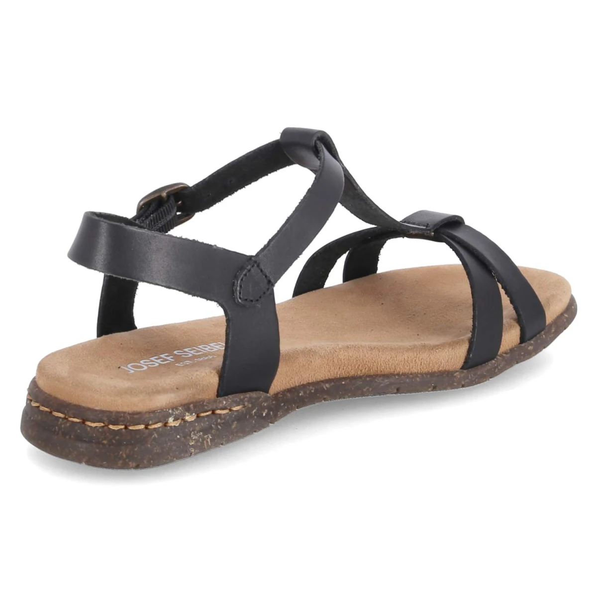 T-Steg-Sandalen FABRICIA 01 - schwarz