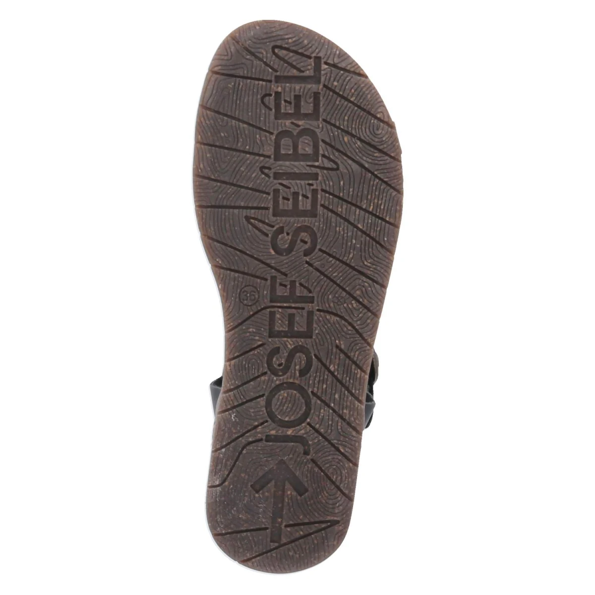 T-Steg-Sandalen FABRICIA 01 - schwarz