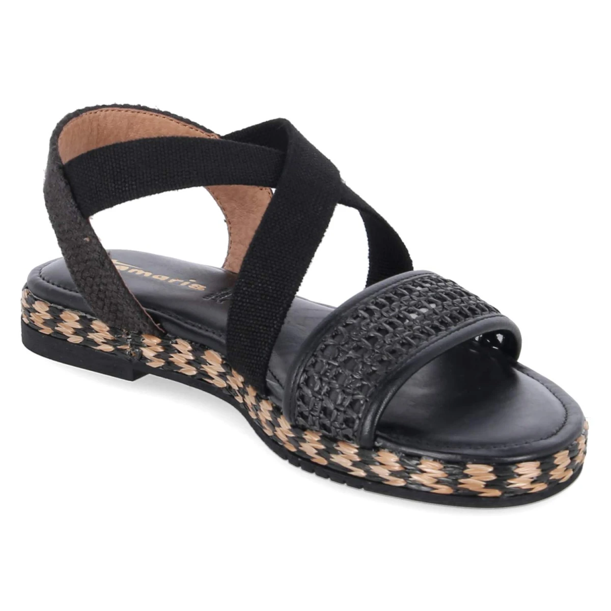 Espadrille-Sandalen - black