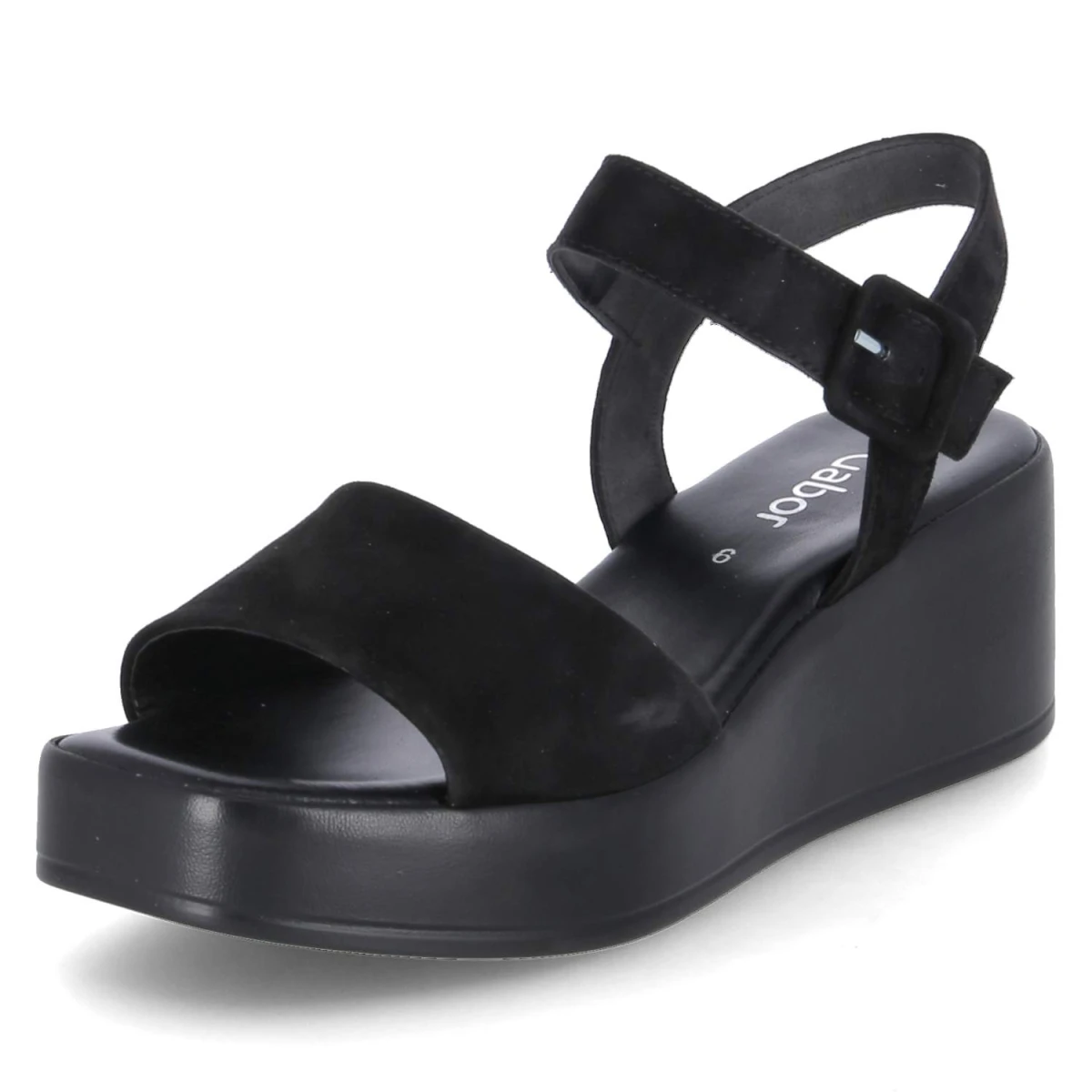 Keilsandaletten - Schwarz