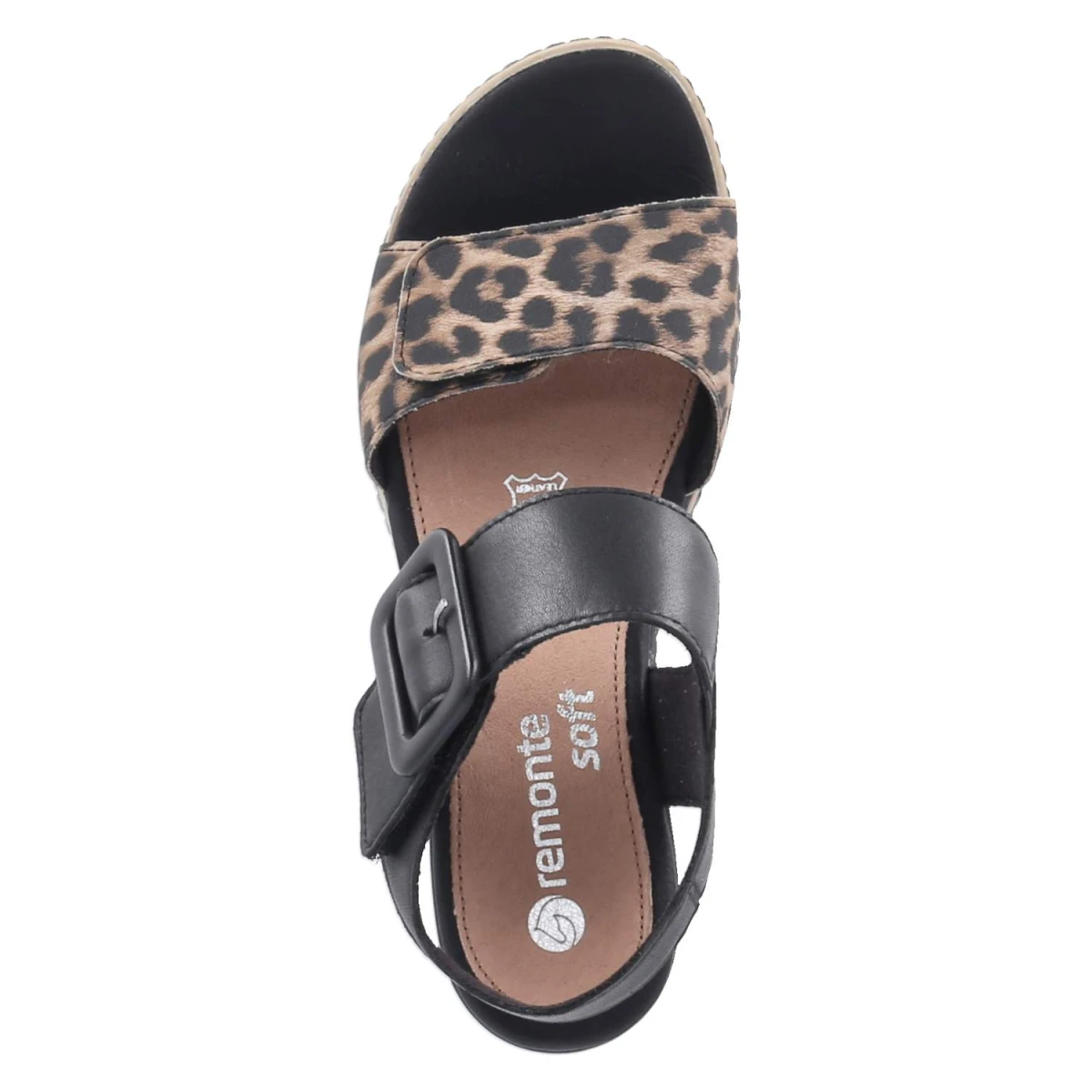 Sandalen - schwarz kombi