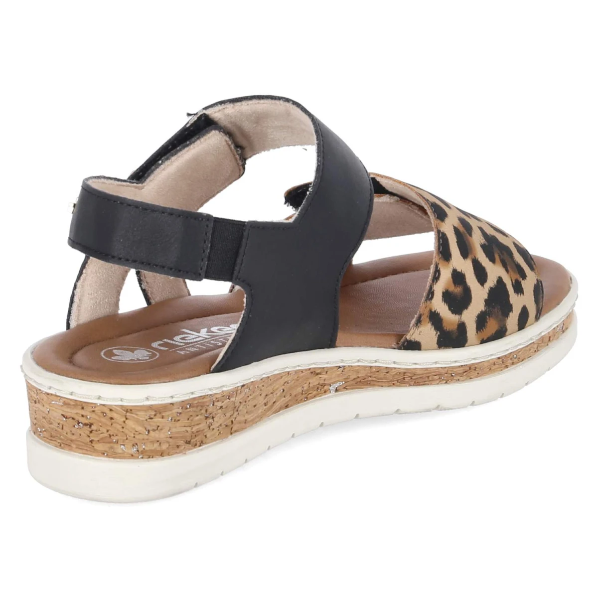 Sandalen - schwarz kombi