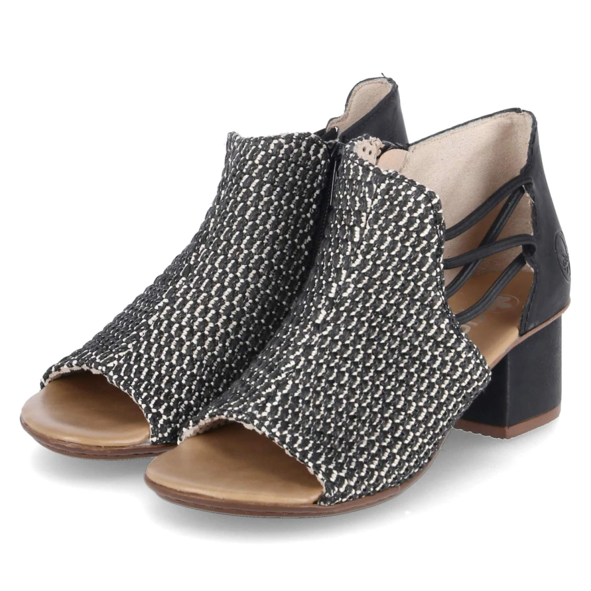 Sandaletten - schwarz kombi