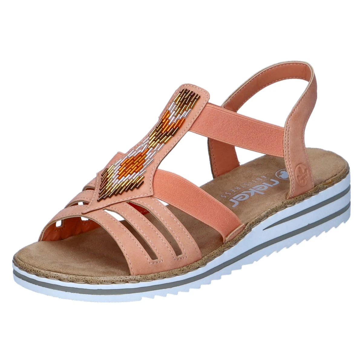 Riemchensandalen - aprikot