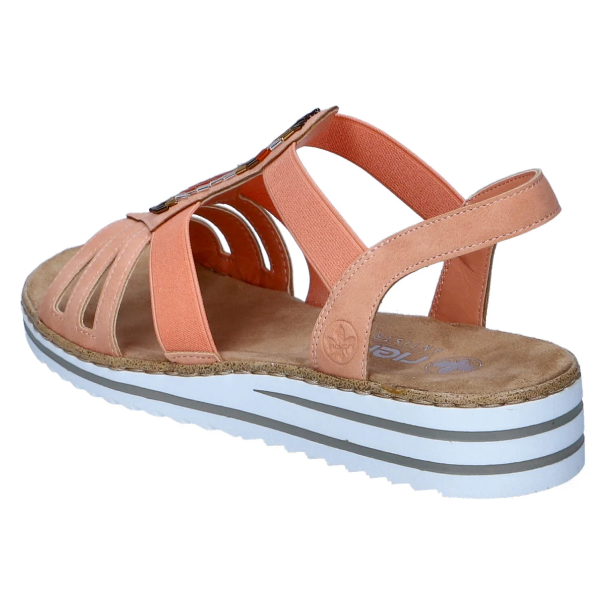 Riemchensandalen - aprikot