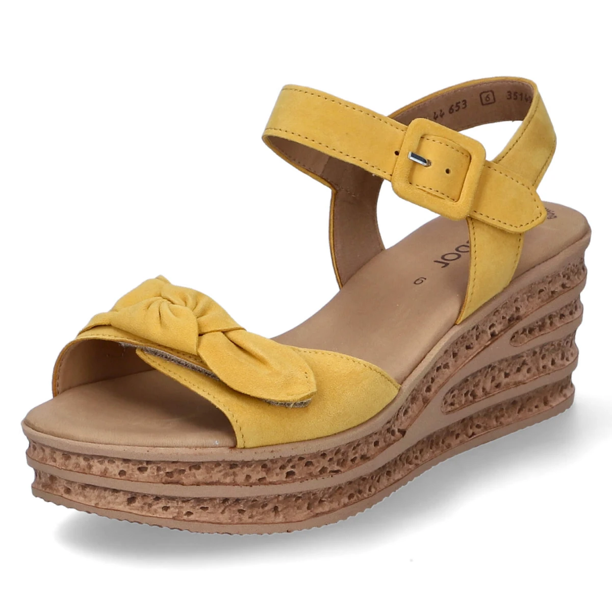 Keilsandaletten - golden