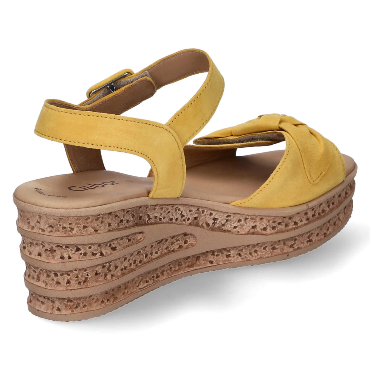 Keilsandaletten - golden