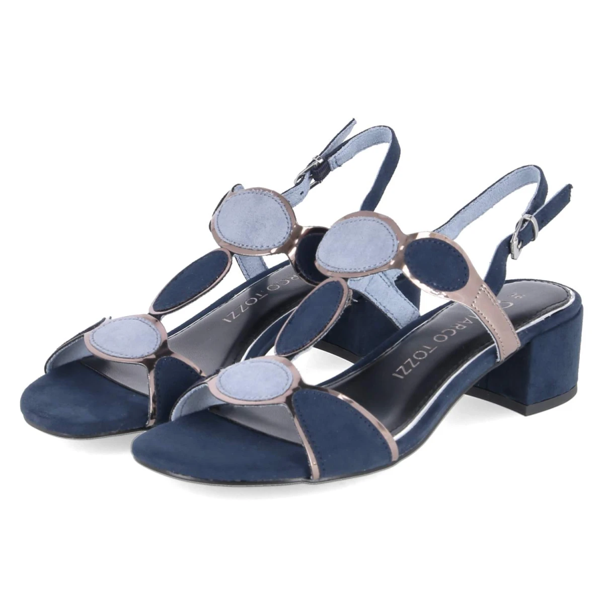 Sandaletten - NAVY COMB