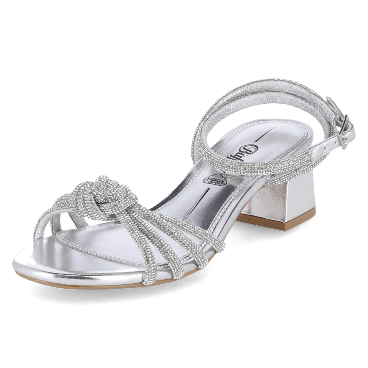 Sandaletten LILLY BOW - silver