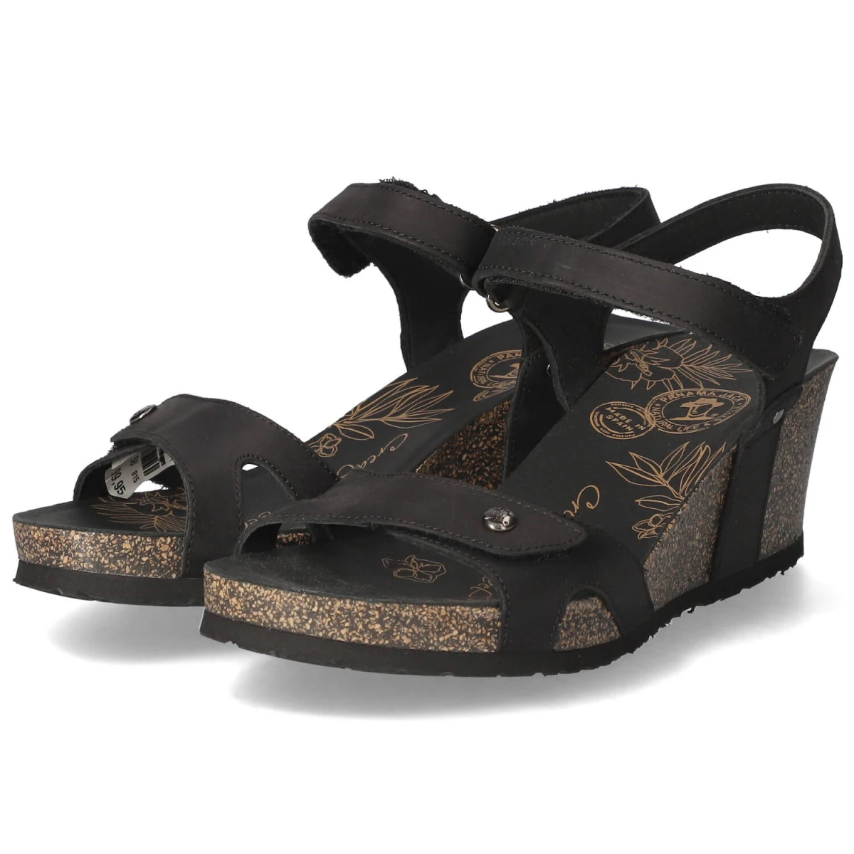 Keilsandaletten JULIA - black