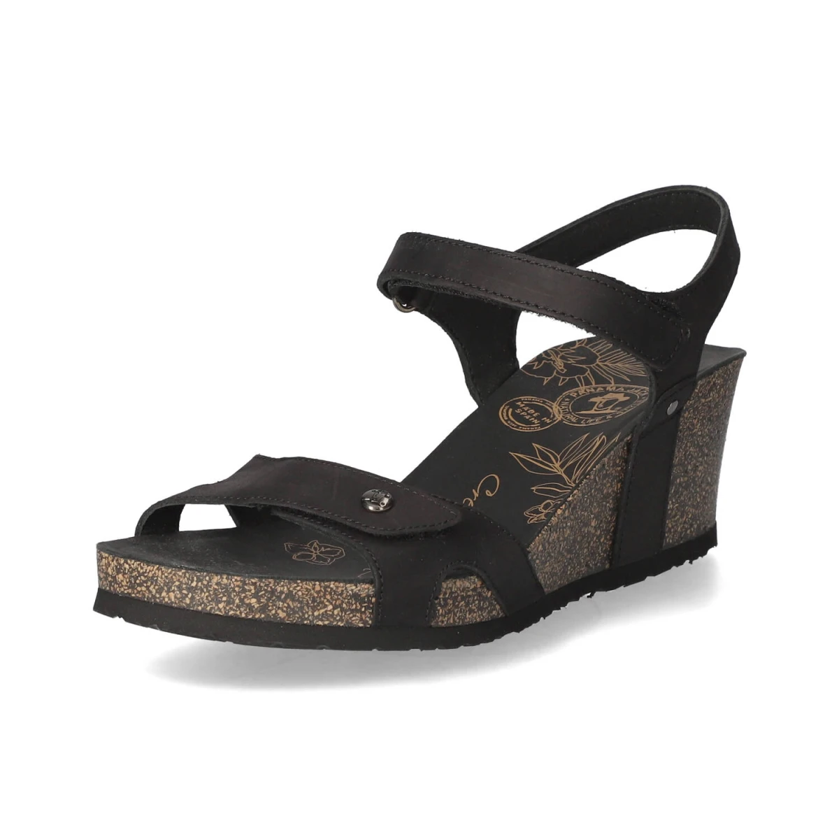 Keilsandaletten JULIA - black