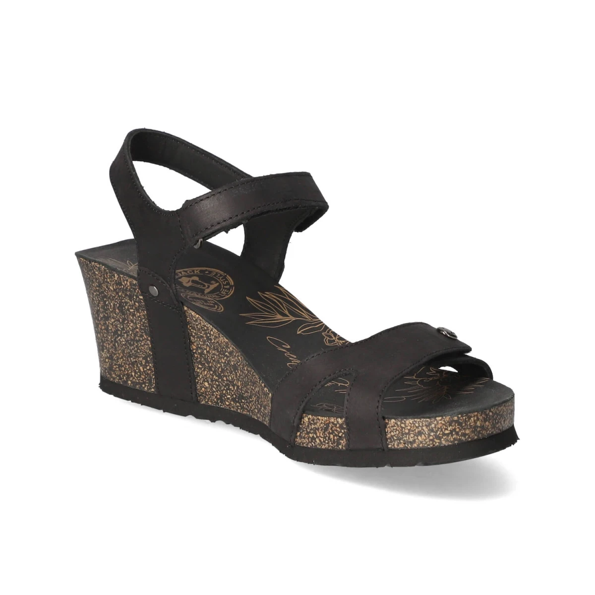 Keilsandaletten JULIA - black