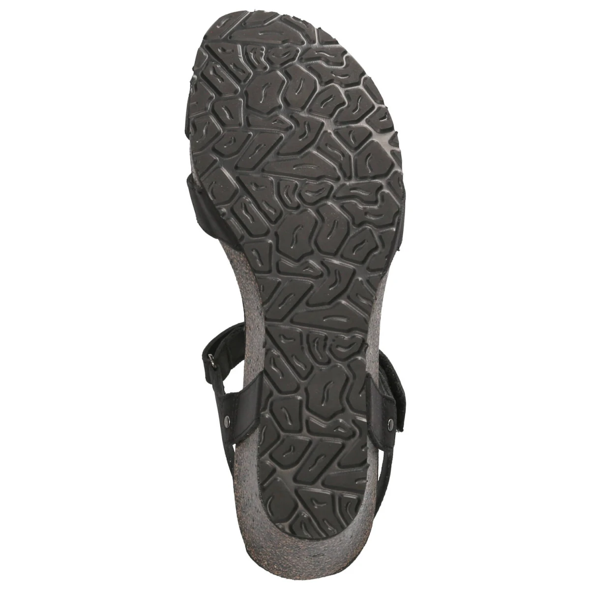 Keilsandaletten JULIA - black