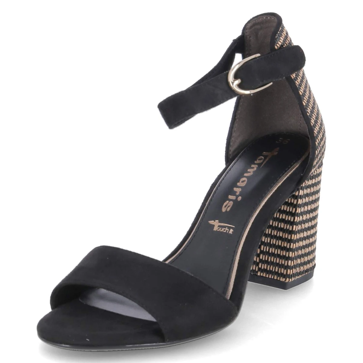 Riemchensandaletten - BLACK COMB