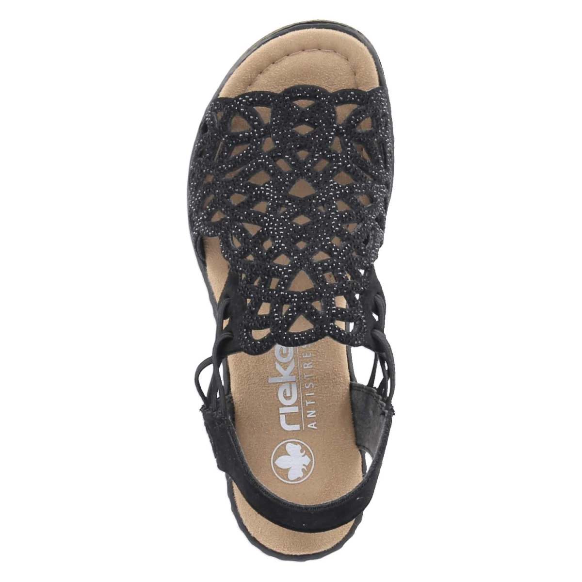 Keilsandaletten - SCHWARZ