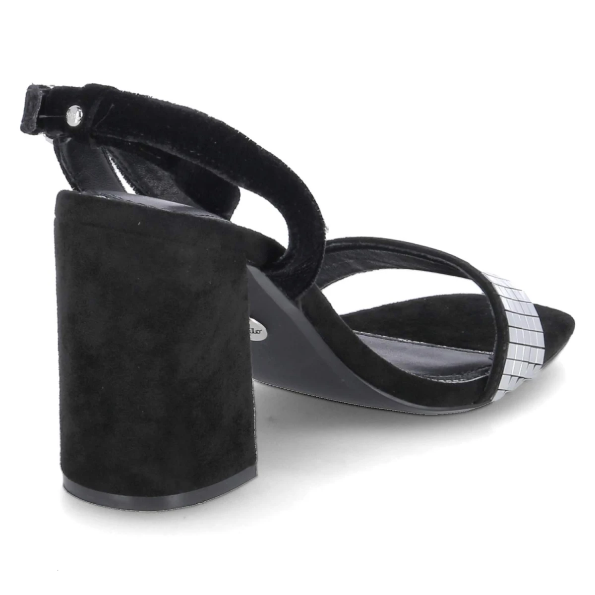 Sandaletten CHARLOTTE GLAM - black/silver