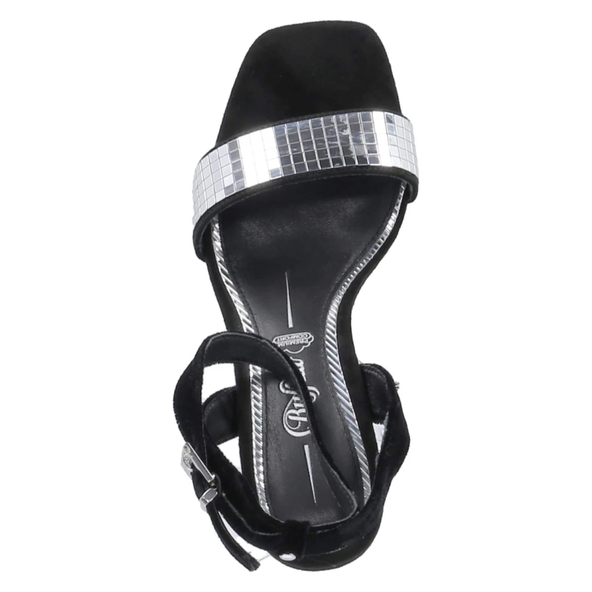 Sandaletten CHARLOTTE GLAM - black/silver