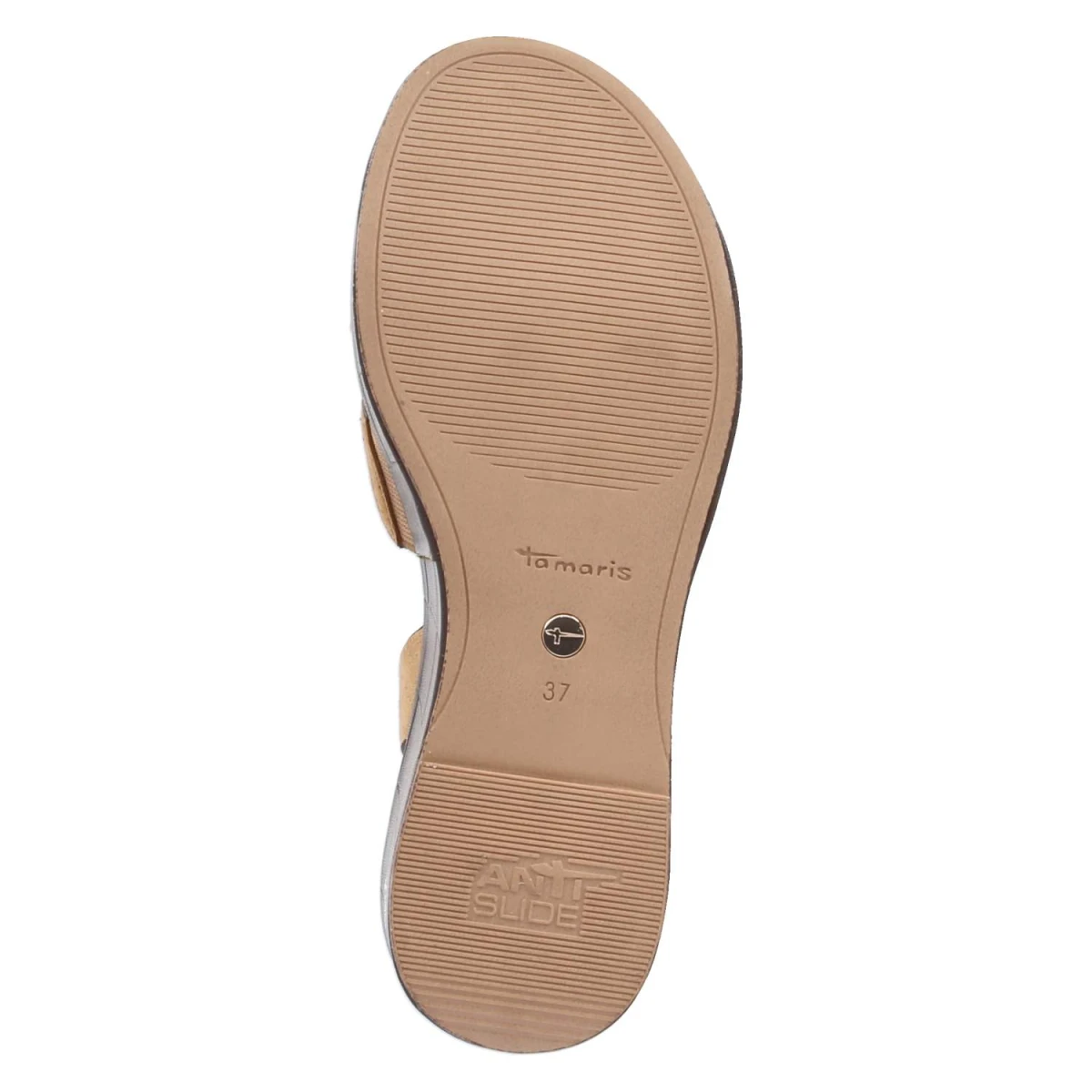 Plateausandalen - cognac